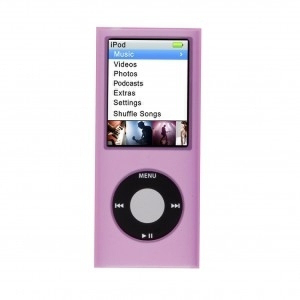 Logic3 Silicon Case for iPod nano 4G, Pink Pink