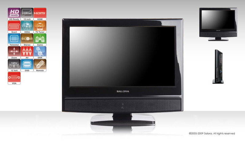Salora LCD1521TN 15Zoll HD Schwarz LCD-Fernseher