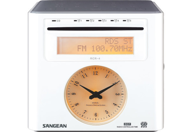Sangean RCR-4 Digital Weiß CD-Radio