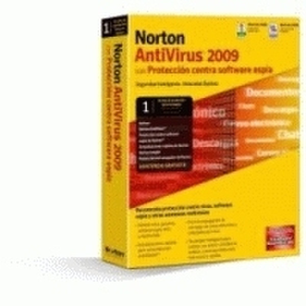 Symantec Norton AntiVirus 2009 1пользов. FRE