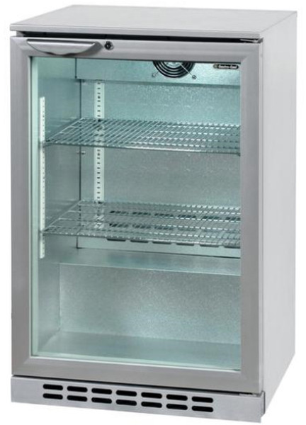 Exquisit GCUC100 freestanding 138L Stainless steel fridge