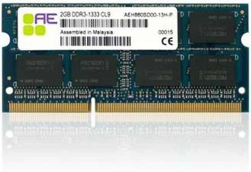 Aeneon 1GB SoDIMM DDR3 1333Mhz Single 1GB DDR3 1333MHz memory module