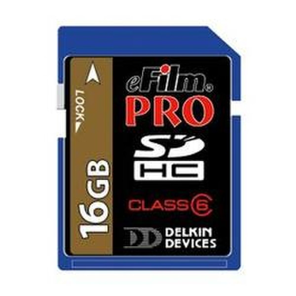 Delkin SDHC PRO Card Class 6 - 16GB 16GB SDHC Speicherkarte