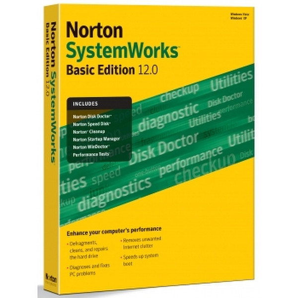 Symantec Norton SystemWorks Basic Edition - (v. 12.0) - complete package - 1 user - CD - Win - International