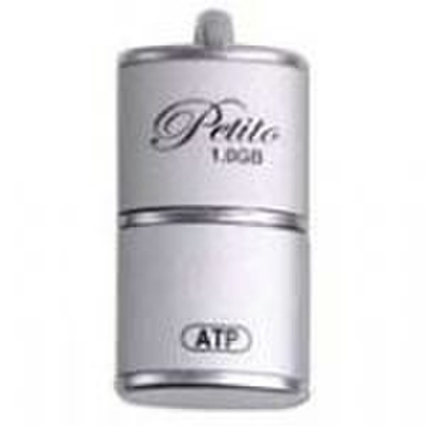 ATP Petito 4GB, Silver 4ГБ USB 2.0 Cеребряный USB флеш накопитель