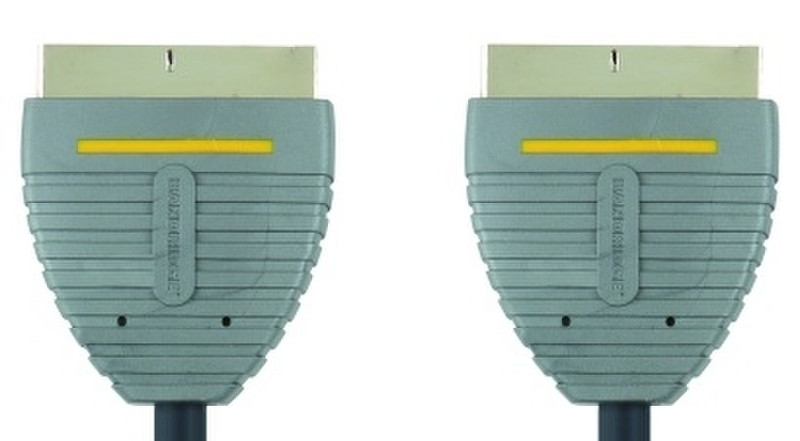 Bandridge SCART/SCART (21-pin) cable, 2m 2м SCART (21-pin) SCART (21-pin) SCART кабель