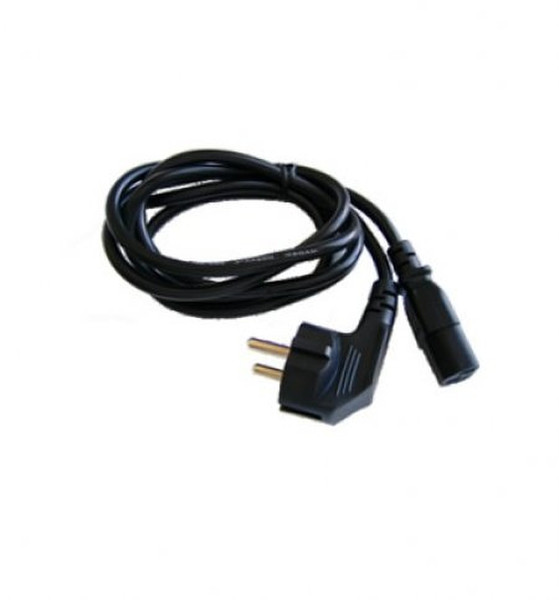Bandridge Power cable, 230V@16A 1.8m Black power cable