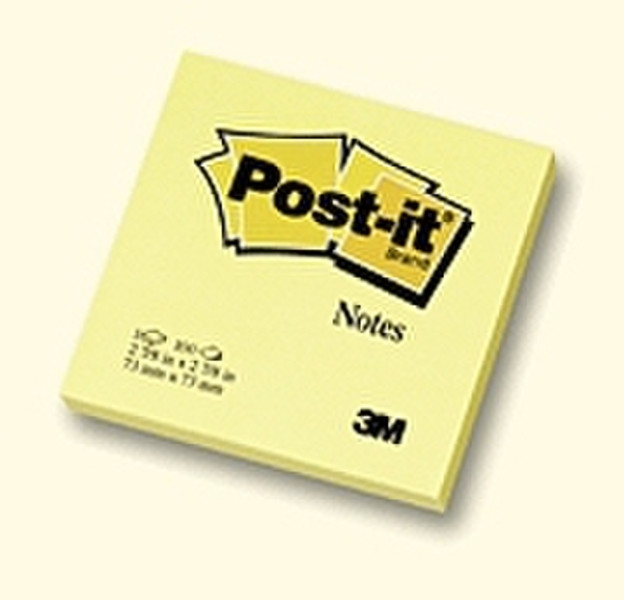 Post-It Notes Yellow, (6 pack) Yellow self-adhesive label