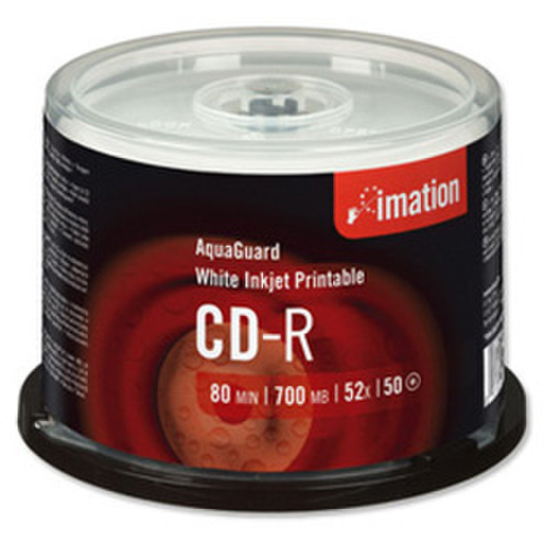 Imation CD-R 52x AquaGuard (50) CD-R 700MB 50pc(s)