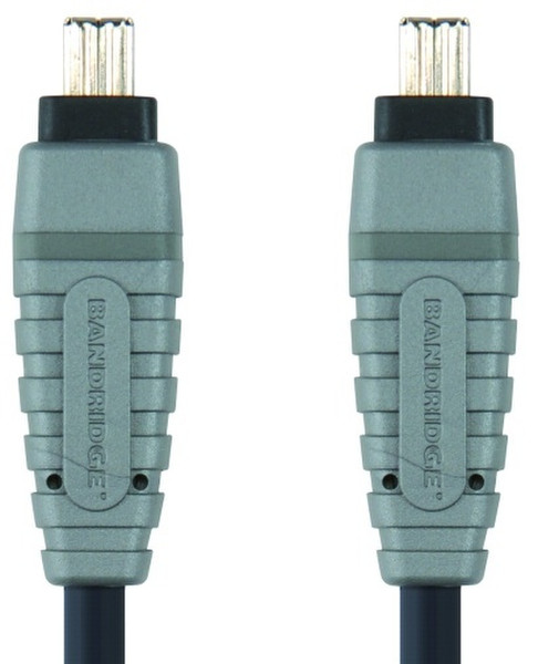 Bandridge Firewire 4-pin (M/M) cable, 2m 2м Черный FireWire кабель