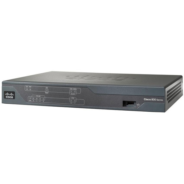 Cisco 888 Подключение Ethernet SHDSL Черный проводной маршрутизатор