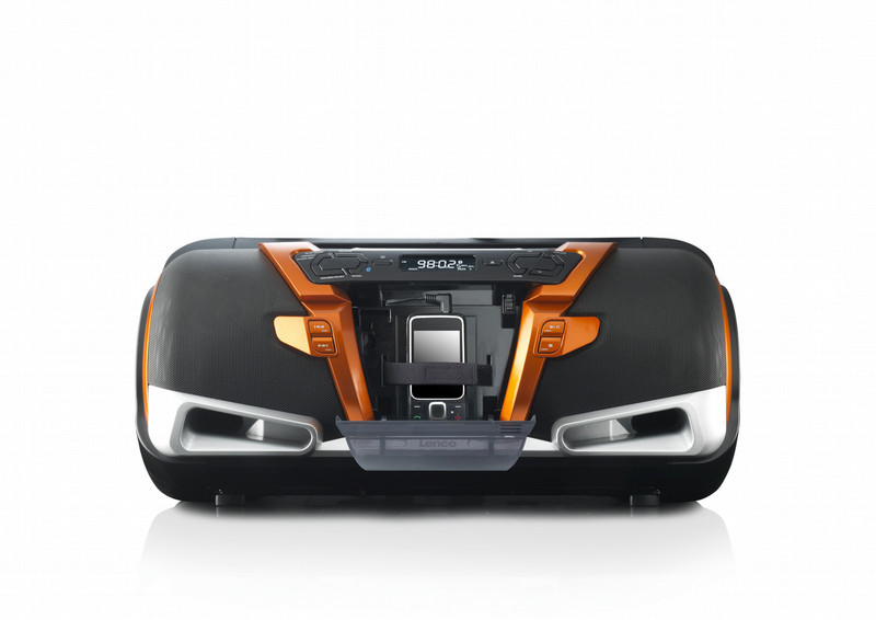 Lenco SCD-2000 BT Цифровой 30Вт Черный, Оранжевый, Cеребряный CD радио