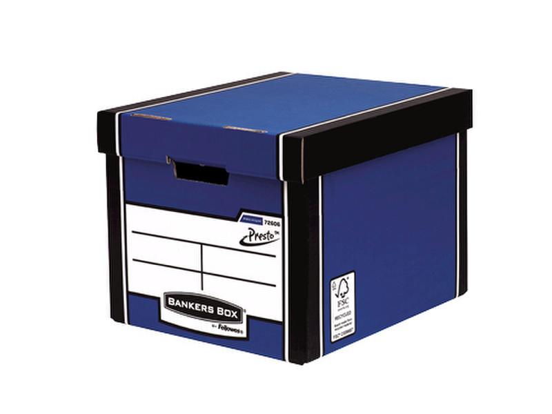 Fellowes Bankers Box Premium 726 Tall Storage Box -Blue