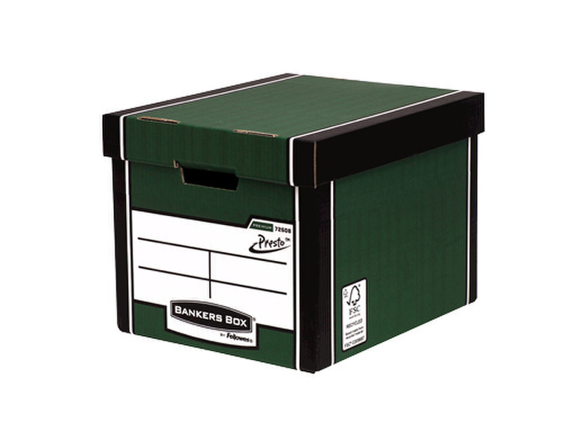 Fellowes Bankers Box Premium 726 Tall Storage Box - Green