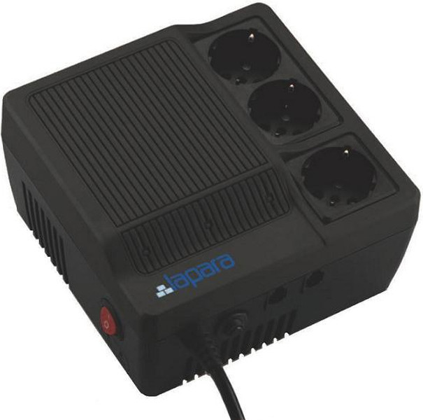 Lapara LA-AVR-1200 1200VA 3AC outlet(s) Compact Black uninterruptible power supply (UPS)