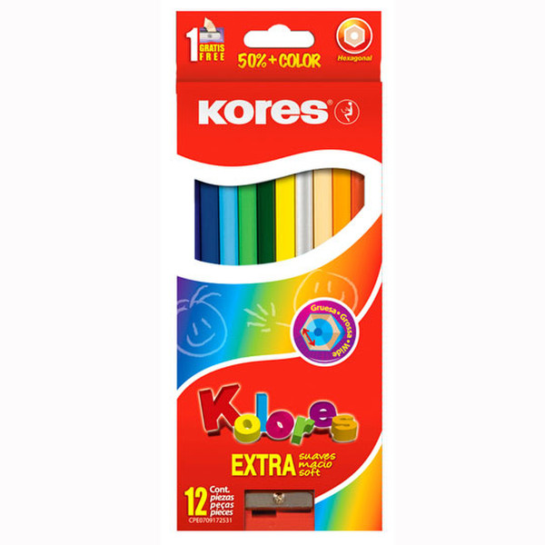 Kores 44577 12pc(s) colour pencil