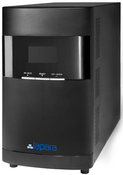 Lapara LA-GL-ON-2K-LCD 2000VA 8AC outlet(s) Tower Black uninterruptible power supply (UPS)