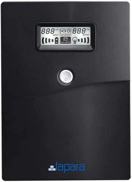 Lapara LA-VST-1500LCD 1500VA 4AC outlet(s) Kompakt Schwarz Unterbrechungsfreie Stromversorgung (UPS)