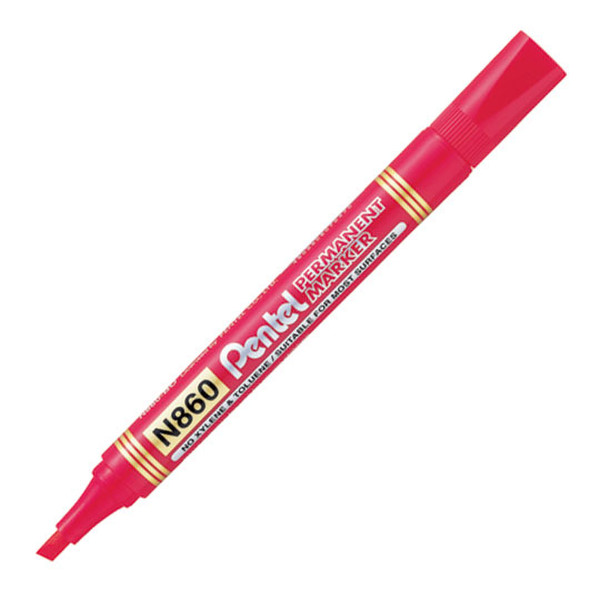 Pentel N860-B Красный 1шт перманентная маркер