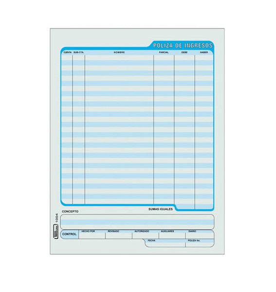 Printaform B-1004 accounting form/book
