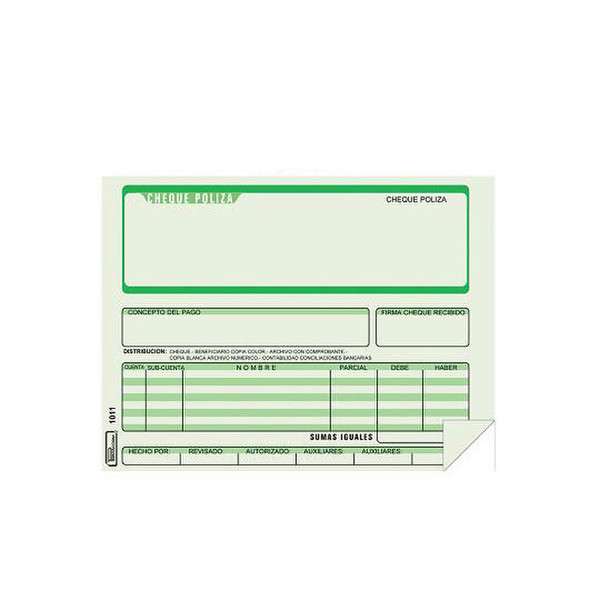 Printaform B-1011 accounting form/book