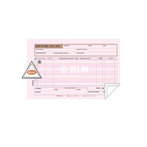 Printaform B-1054 accounting form/book