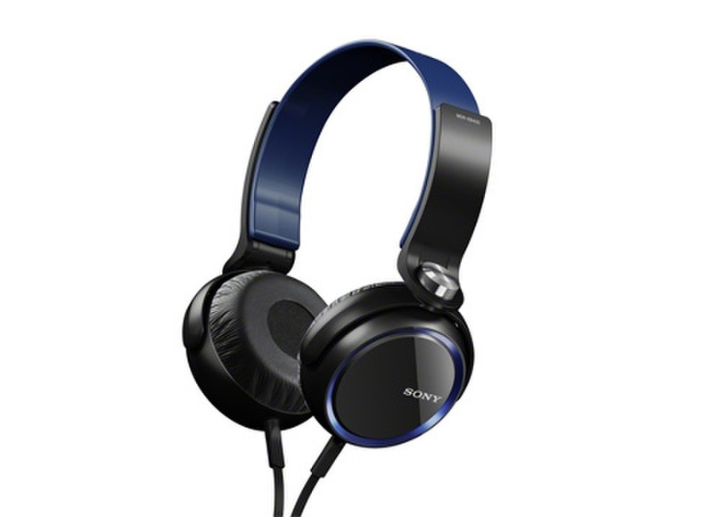 Sony MDR-XB400 Ohraufliegend Kopfband Schwarz, Blau