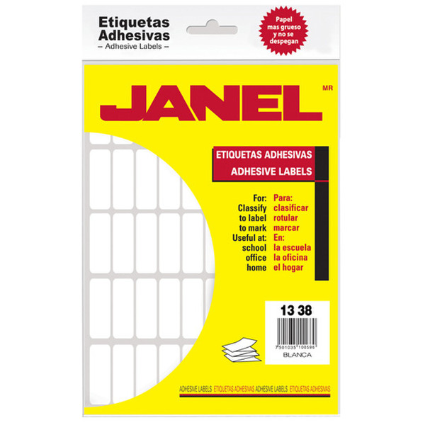 Janel 1001338100 self-adhesive label