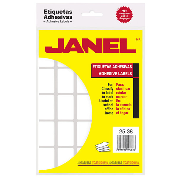 Janel 1002538100 self-adhesive label