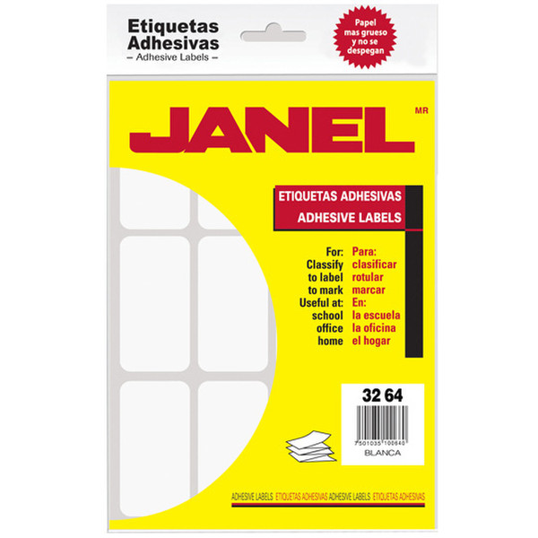 Janel 1003264100 self-adhesive label