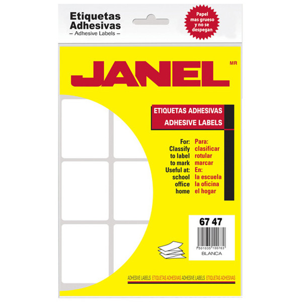 Janel 1006747100 self-adhesive label