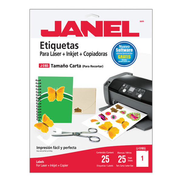 Janel 1085165101 printer label