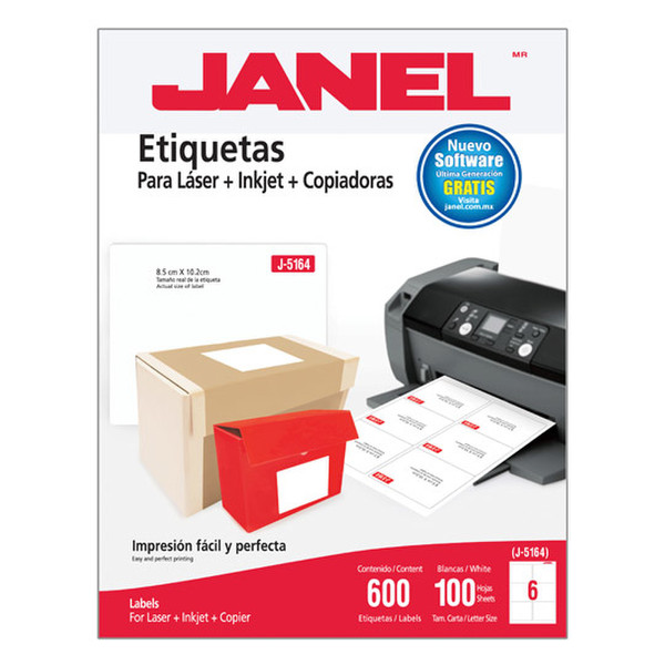 Janel 1095164101 printer label