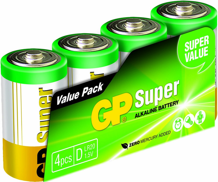 GP Batteries Super Alkaline D