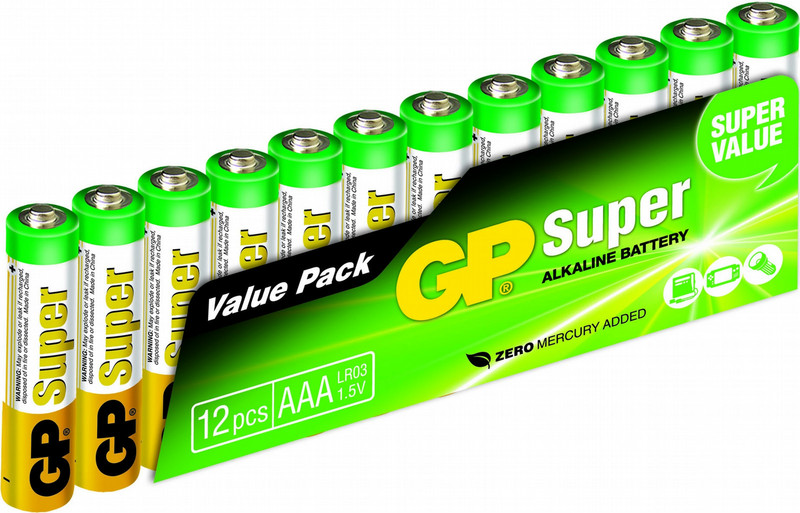 GP Batteries Super Alkaline AAA