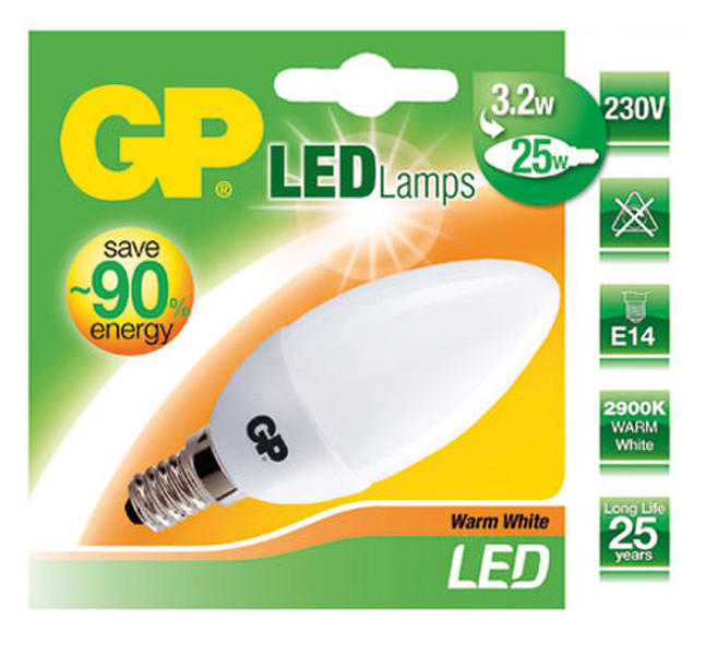 GP Lighting JB1067 3.2Вт E14 A