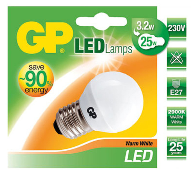 GP Lighting JB1073 3.2Вт E27 A