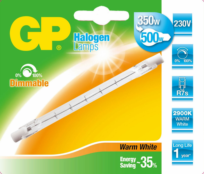 GP Lighting 047605-HLME1 400Вт R7s D Теплый белый галогенная лампа
