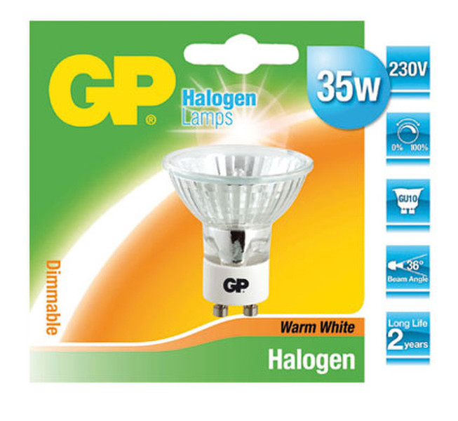 GP Lighting JB1136 35Вт GU10 C Теплый белый галогенная лампа