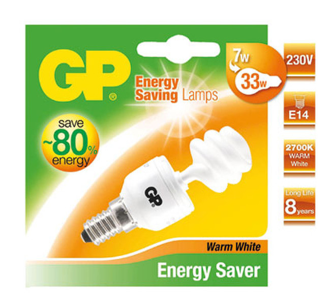 GP Lighting JB1189 7Вт E14 A Теплый белый