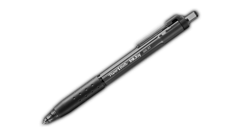 Papermate InkJoy 300 RT Clip-on retractable ballpoint pen Schwarz 4Stück(e)