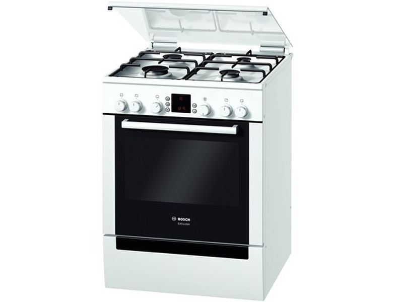 Bosch HGV745221N Freistehend Gas hob A Weiß Küchenherd