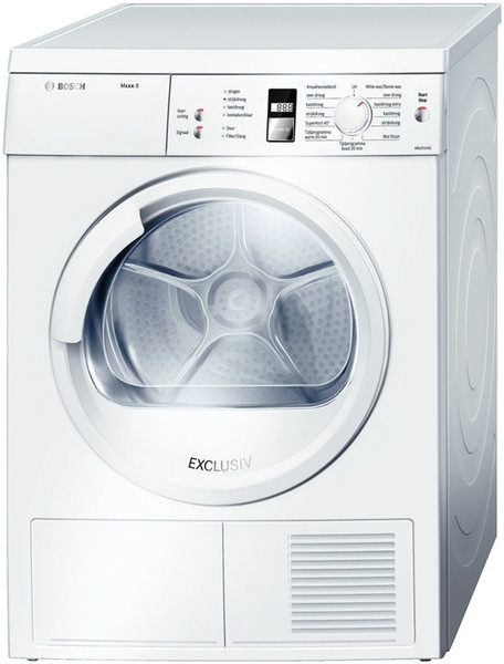 Bosch WTV76381NL freestanding Front-load 8kg C White tumble dryer