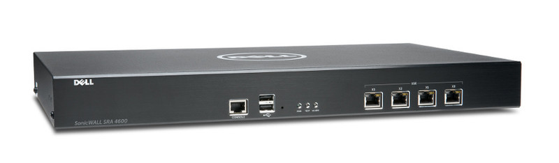 DELL SonicWALL SRA 4600 100U + 2 Yr Secure Upgrade Plus Firewall (Hardware)