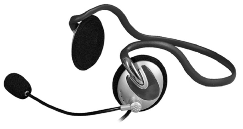 TEAC HP-3 Binaural Verkabelt Schwarz, Silber Mobiles Headset
