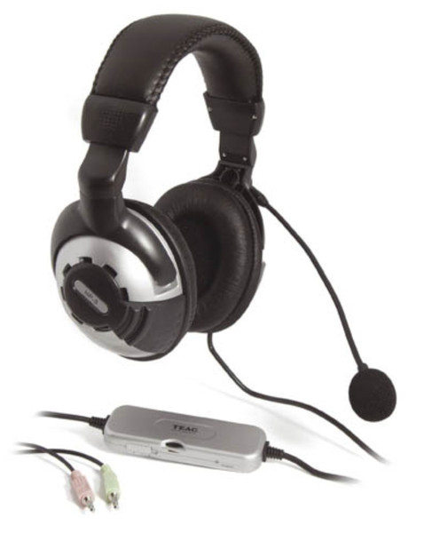TEAC HP-5 Binaural Wired Black,Silver mobile headset