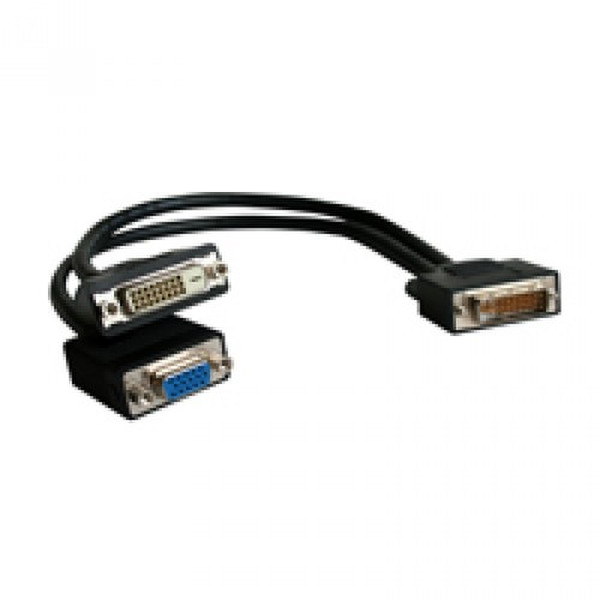 Praim 80EC00019 DVI-I DVI + VGA (D-Sub) Schwarz Videokabel-Adapter