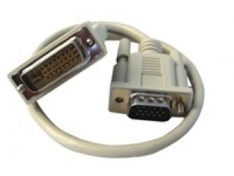 Praim 0.4m DVI / VGA 0.4m DVI VGA (D-Sub) Grey video cable adapter
