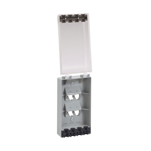 Panduit CFPWR4CL Grey,White outlet box