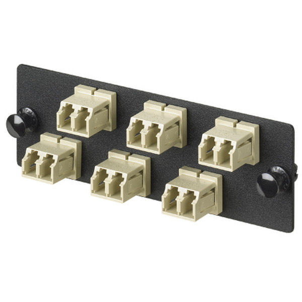 Panduit FAP6WEIDLC LC 1pc(s) Black,Ivory fiber optic adapter